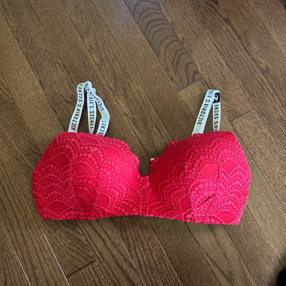 Victoria's Secret Sexy Red Lace Bra